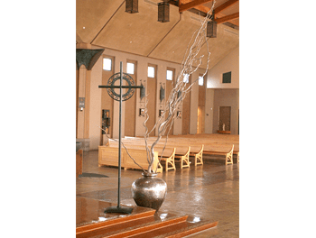 Monstrance and Processional Candles